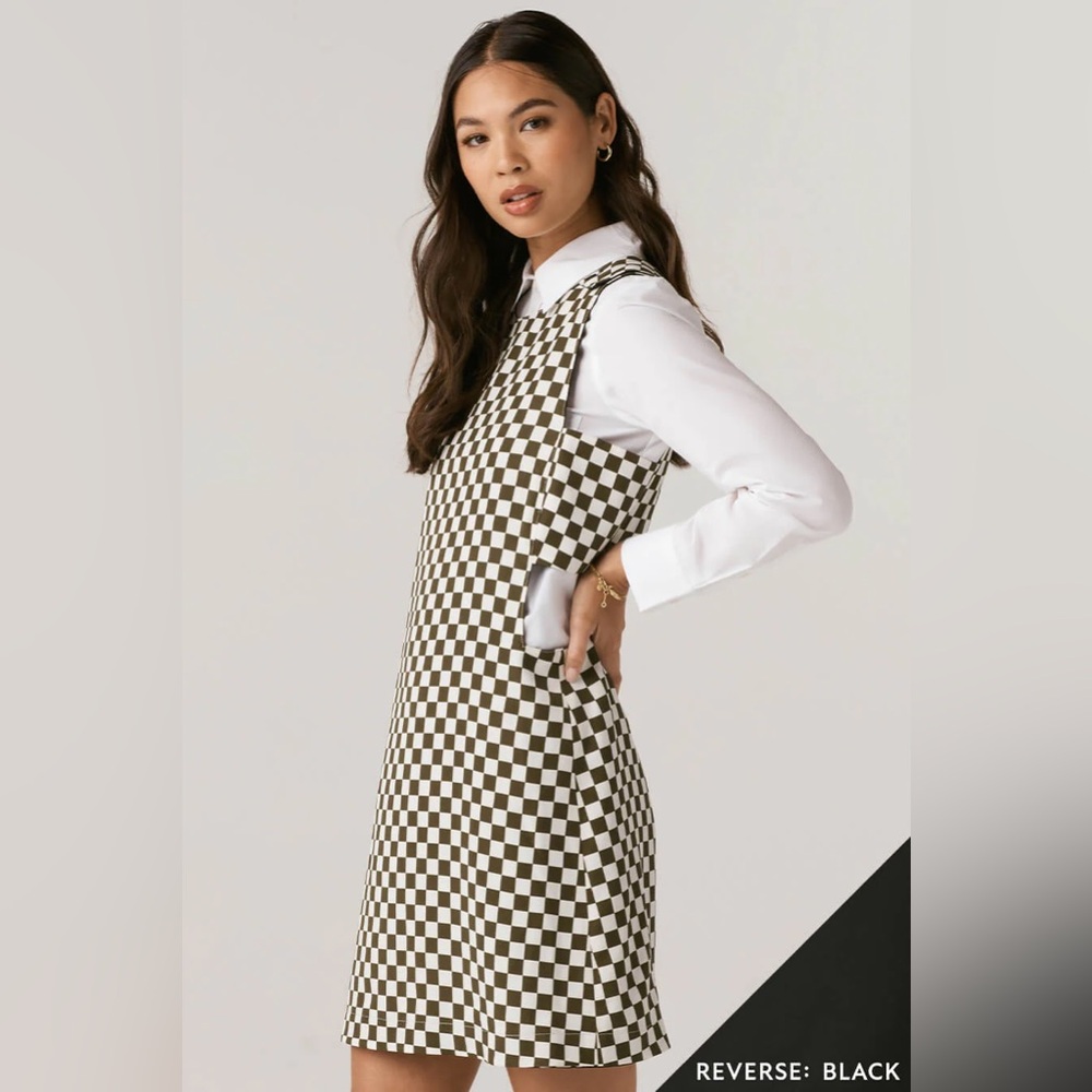 Checkered Sleeveless Dress
